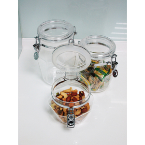 [Holar] Contenedor de comida acrílico hermético hecho en Taiwán de 650ml, 1000ml, 1250ml, para dulces, galletas, aperitivos, nueces - Product Image 5