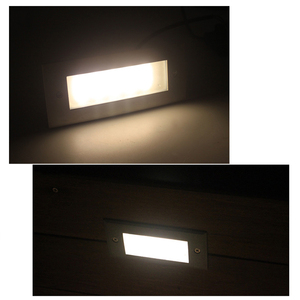 3W Étanche Étape Lumière <span class=keywords><strong>Led</strong></span> <span class=keywords><strong>Extérieur</strong></span> Mur Encastré Pied Lumière D'escalier - Product Image 3