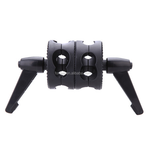 Abrazadera de ángulo de cabeza de agarre giratorio doble para fotografía, soporte Reflector de brazo de estudio fotográfico - Product Image 4