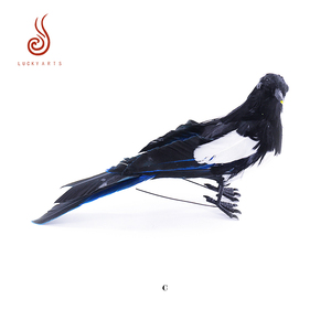 Haute qualité pas cher en gros artificielle <span class=keywords><strong>plume</strong></span> <span class=keywords><strong>plume</strong></span> d'oiseau <span class=keywords><strong>pie</strong></span> pour la décoration - Product Image 4