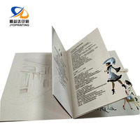 Fabrication de cartes postales numériques, fil de papier revêtu personnalisé imperméable, impression froissée de cartes postales, A4 A5, 7 pouces, pièces