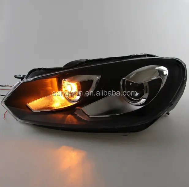 Luzes de carro para vw golf 6 gti