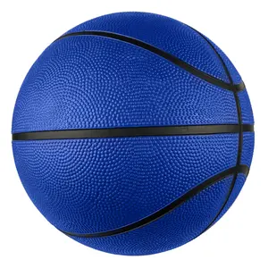 Fabricante de crianças venda quente personalizado escuro azul borracha bola de basquete