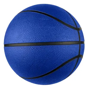 ילדי יצרן מכירה לוהטת מותאם אישית כהה כחול גומי כדורסל כדור