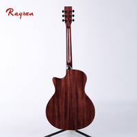 Hotsale 41 pouces Guitare Acoustique Solide corps Acajou Africain instrument à Cordes
