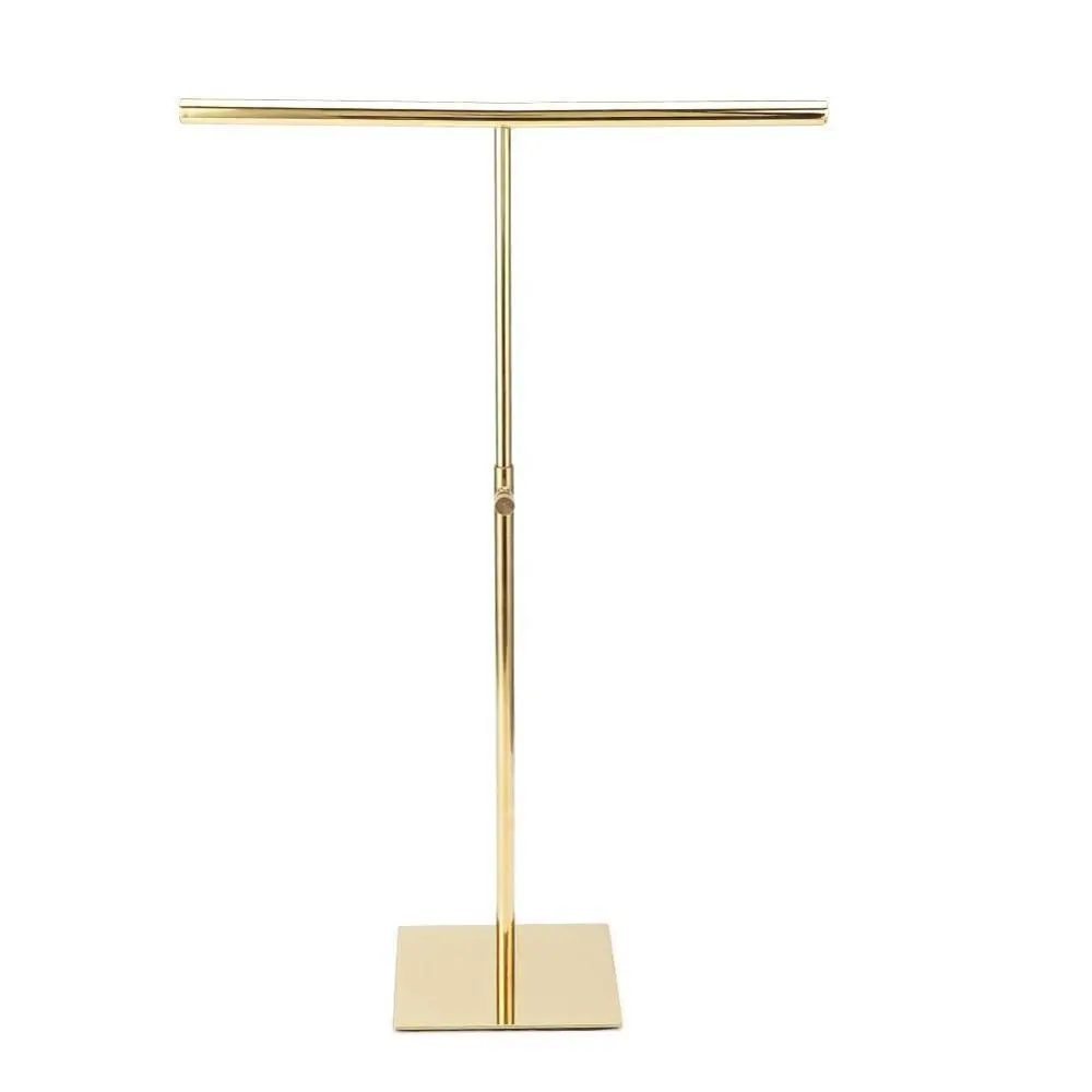 Sjaal Rack Display, Metalen Verstelbare Gold Halsdoek Plank Stand Houder voor Thuis Winkel