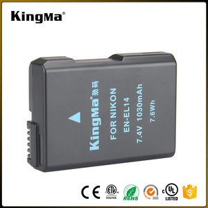 KingMa Rechargeable Appareil Photo Numérique <span class=keywords><strong>Batterie</strong></span> 1030 mAh EN-EL14 <span class=keywords><strong>Batterie</strong></span> Pack <span class=keywords><strong>pour</strong></span> <span class=keywords><strong>Nikon</strong></span> D3400 D3100 D3200 D5100 <span class=keywords><strong>D5200</strong></span> - Product Image 3