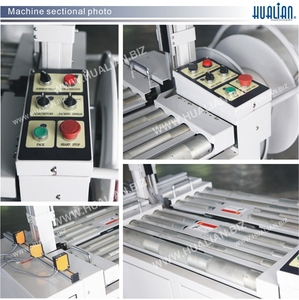 Máquina Flejadora Automática de Mesa Alta KZW-8060/D Hualian, Material de Embalaje de Fleje de Plástico, PP o PE, 800x600 80x50 <=2.5 - Product Image 2