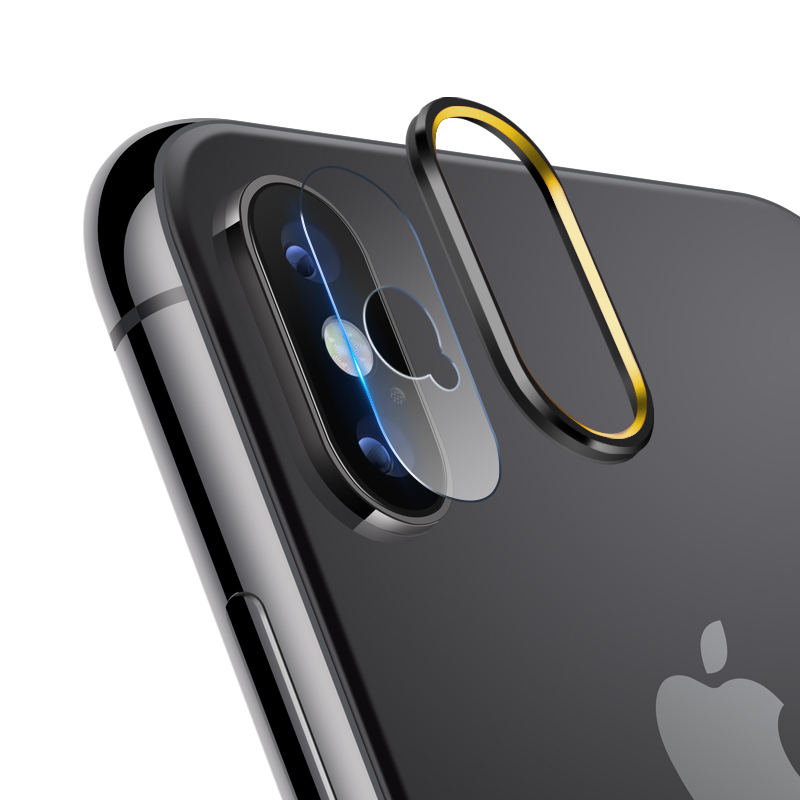 2019 Hidden Lens Alloy Protector for iPhone X XS Max Screen Cell Phone Mobile Spare Parts with Camera Ring Phone Accessories · image 5