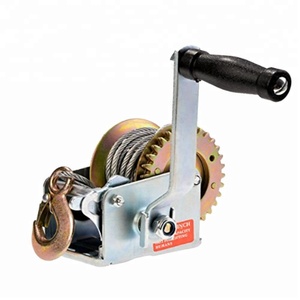 Treuil manuel de bateau Portable, corde métallique en acier avec sangle, 20 kg, 1000lb - Product Image 1
