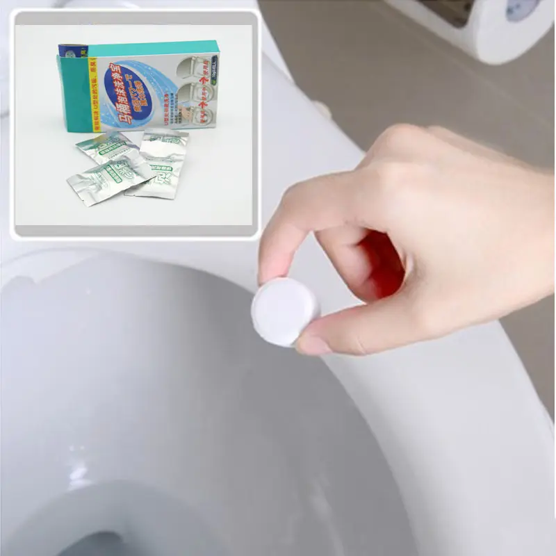 toilet cleaner tablet U place quick fizz speed