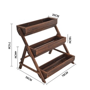 Cổ điển trắng gốm chậu hoa với kính khung tre nhỏ cây tròn Tops Đối với trang chủ vườn sử dụng - Product Image 6