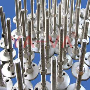Haute qualité nickel plaqué ossature d'acier de carbone articulé <span class=keywords><strong>pieds</strong></span> réglables / réglable métal mise à niveau jambe - Product Image 4