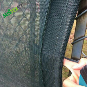 Giá cả tuyệt vời dệt dệt kim sân tennis kính chắn gió UV HDPE wndbreak hàng rào màn hình - Product Image 6