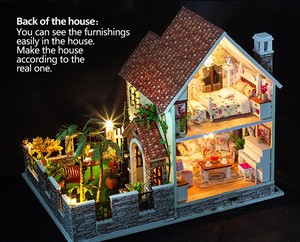 DIY juguetes nuevos <span class=keywords><strong>sylvanian</strong></span> casa construir un cuteroom muñecas casa Kit - Product Image 3