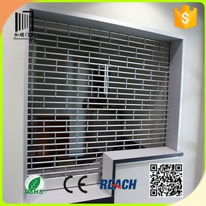 Rejilla de Ventilación de Acero Inoxidable y Aluminio, Puerta Enrollable Interior/Comercial, Persianas Enrollables - Product Image 2