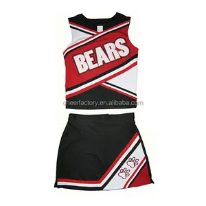 Großhandel benutzer definierte Mädchen Mode Cheerleader Kleidung Mädchen Uniform mit hoher Qualität