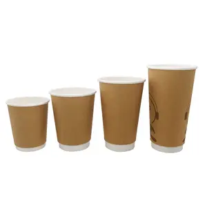 8 oz 250ml descartável pequeno café 8 oz papel adesivo de parede dupla copo de papel