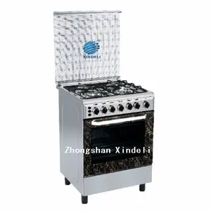 Free standing household gas cooker oven turnspit and electric grill