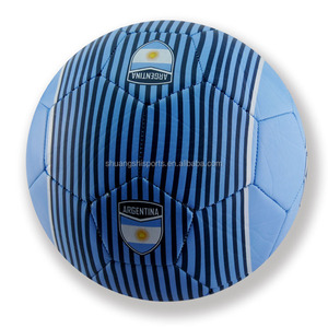 Promozione a buon mercato calcio/calcio palline personalizzate stampate con il Logo del cliente e dimensioni del Design 1 2 3 4 5 - Product Image 2