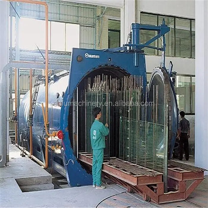 Autoclave de procesamiento de vidrio laminado para vehículos y bolsas de vacío para vidrio laminado