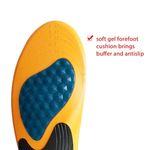 Solette per massaggio PU sport e Comfort con arco in Gel supporta solette per calzature morbide Anti-sudore - Product Image 2