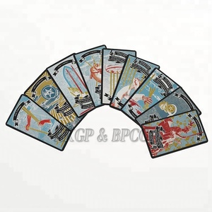 Gold Foil <span class=keywords><strong>Printing</strong></span> Hoàn Thiện Nhẵn Bóng Oracle/Tarot Thẻ Decks - Product Image 3