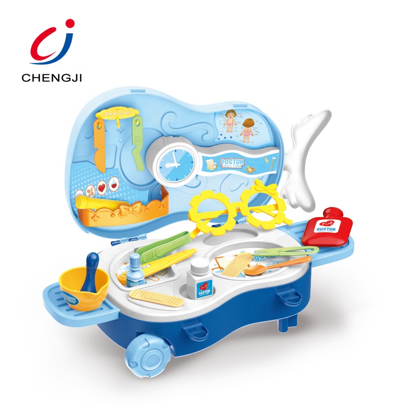 Забавный развивающий вид ролевой игрой 22 шт пластиковый чемодан детские игрушки Набор доктора