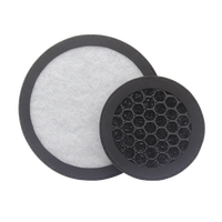 Filter Karbon Pembersih Udara Bentuk Bulat Ukuran Khusus dengan Hepa, Filter Udara Arang Aktif Granular Berkualitas Tinggi dari Cina