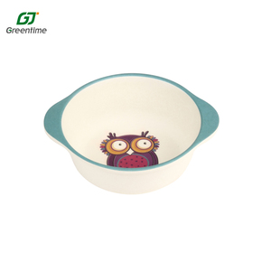 Conjunto de jantar infantil de fibra de bambu, conjunto de talheres ecológicas sustentáveis para crianças - Product Image 4