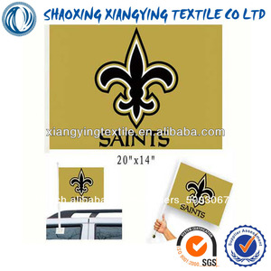 Car flags nfl new <span class=keywords><strong>orleans</strong></span> saints flag, game. Flag, uesd New Car Flag car - Product Image 1