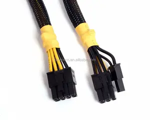 16 AWG 6Pin PCI-E Connector 6 to 2 Pin Connector