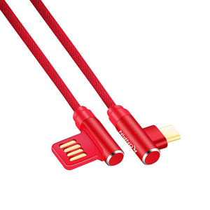 2018 de carga rápida cable USB Nylon trenzado línea de datos doble cabeza para micro/type-c/iphone6 /7/<span class=keywords><strong>x</strong></span> - Product Image 2