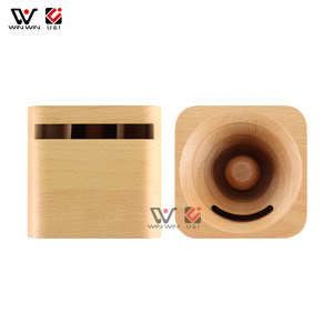 Soporte amplificador pasivo de madera Natural, altavoz de madera para sistema de cine en casa - Product Image 5