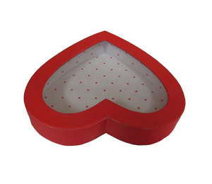 Caja <span class=keywords><strong>de</strong></span> regalo personalizada con <span class=keywords><strong>forma</strong></span> <span class=keywords><strong>de</strong></span> corazón <span class=keywords><strong>de</strong></span> fresa, embalaje <span class=keywords><strong>de</strong></span> chocolate transparente con ventana para mascotas, San Valentín - Product Image 3