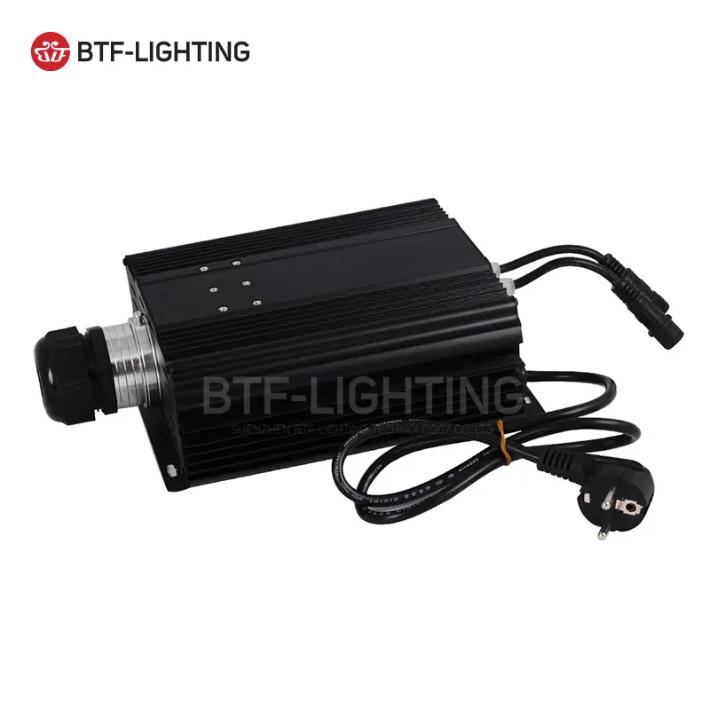 RGB 45 W LED Motore In Fibra Ottica WiFi Controllo Vocale tramite APP per tutti i tipi di fiber ottiche