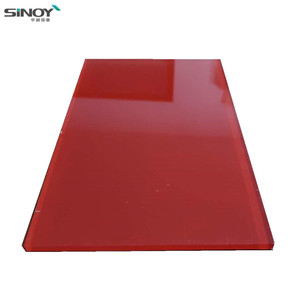 Decorativo colorido pintado muro de seguridad de vidrio lacado - Product Image 1
