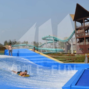 <span class=keywords><strong>FlowRider</strong></span>-tobogán de agua de fibra de vidrio azul, para surf grande, parque acuático, entretenimiento - Product Image 4