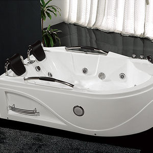 Nueva bañera de spa de masaje triangular de esquina moderna para 2 personas - Product Image 2