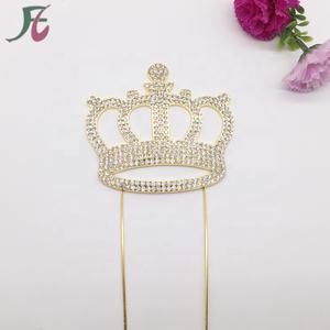 Décoration <span class=keywords><strong>de</strong></span> gâteau avec <span class=keywords><strong>joyeux</strong></span> <span class=keywords><strong>anniversaire</strong></span>, en cristal plaqué or, couronne en strass plaqué or, pour enfants, utilisation pour <span class=keywords><strong>centre</strong></span> <span class=keywords><strong>de</strong></span> <span class=keywords><strong>table</strong></span> <span class=keywords><strong>de</strong></span> gâteau - Product Image 5