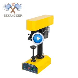 Bespacker TDJ-160 Bán Tự Động Tinplate Đóng Nắp Máy Tin Gấu Soda Nhôm Có Thể Niêm Phong Máy