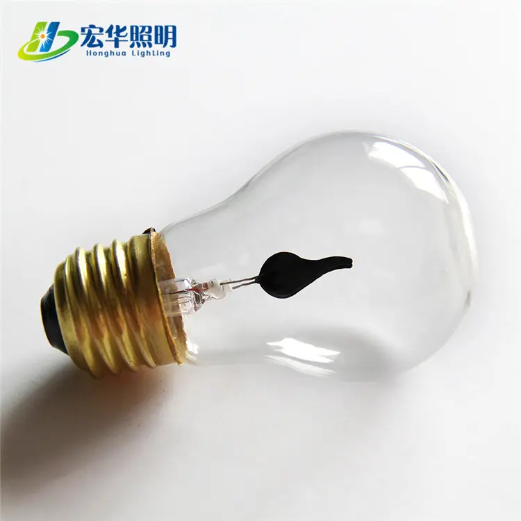 Flame Bulb G45 E27 3W Clear Glass Cover High Bright Led Flicker Flame Light Bulb
