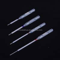 Micropipette à double bulbe PE KEHUA KH1406 10ul/100ul pour transfert de volume précis, personnalisée pour spécifications spéciales