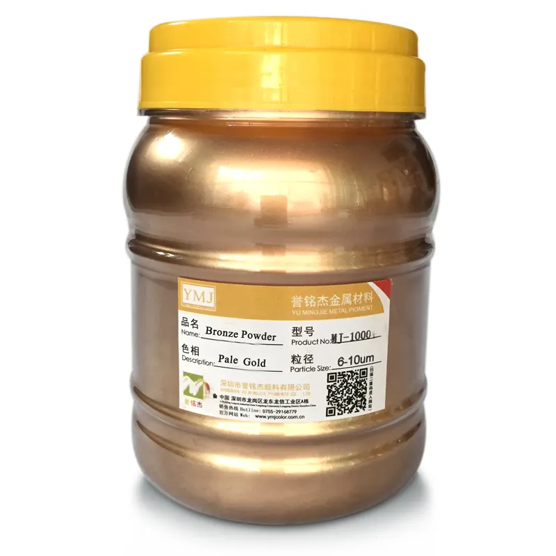 Metallic Rich Pale Gold Bronze Powder For Textile Coatings/Screen Printing Inks