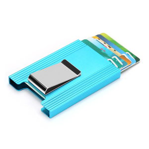 <span class=keywords><strong>Porta</strong></span> <span class=keywords><strong>carte</strong></span> di credito automatico con blocco RFID in alluminio - Product Image 4