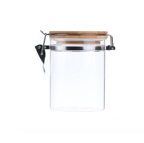 Glass Jar With Lids Kitchen Storage Canisters Glass Jar For Food Use