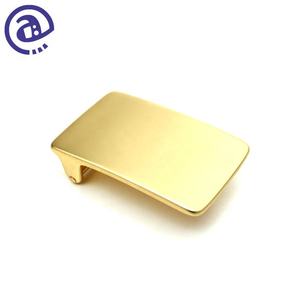 高品質耐久性スタイル40mmベルト使用カスタム共通ゴールドブランク汚れ真鍮ベルトバックル - Product Image 3