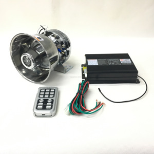 ไซเรนไร้สายสำหรับรถยนต์ไฟฟ้า ขายดี 12V-24V 100W 200W 400W ไซเรนเตือนภัยฉุกเฉินสำหรับยานพาหนะ มีเสียงมากกว่า 8 แบบ N/A - Product Image 5