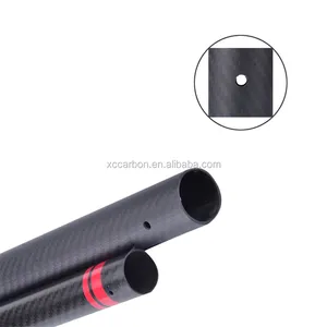 Großhandel preis Licht gewicht 3K twill matte oberfläche 15mm 16mm 17mm 18mm 19mm 20mm carbon pole