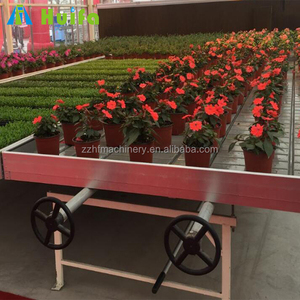 1.7x4.5m Hydroponic Systems Ebb and Flow Rolling <strong>Greenhouse</strong> <strong>Benches</strong> - Product Image 2